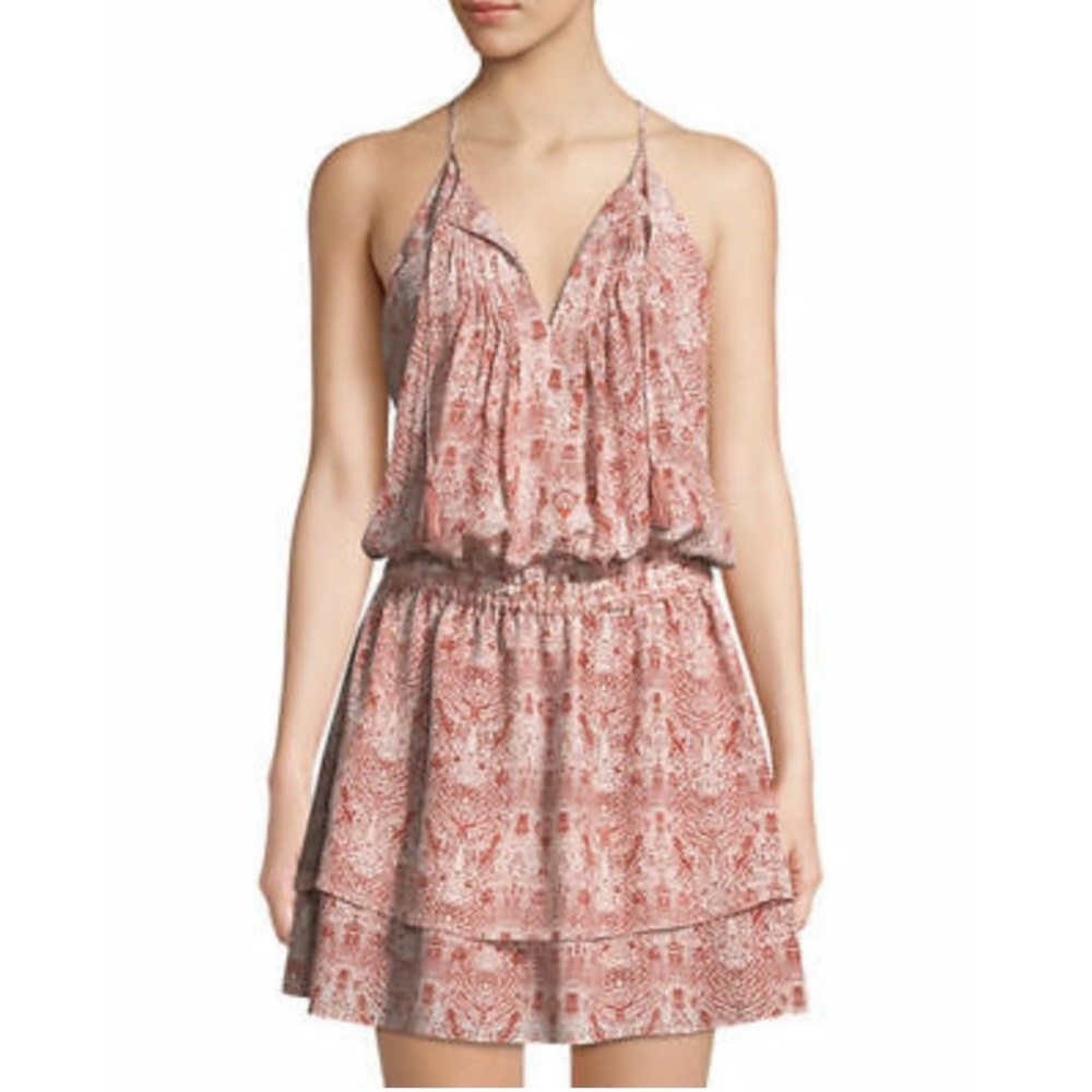 NWT Joie Dress in Red/White Snake Print